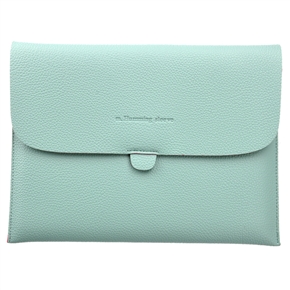 Ultra Slim Soft PU Leather Sleeve Bag Pouch Case for iPad /iPad 2 /The new iPad (Blue) 