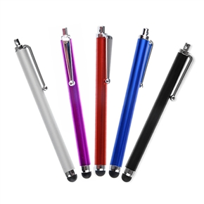 BuySKU64833 Universal Capacitive Touch Screen Stylus Pen for iPhone /iPad /iPod - 5 pcs/set (Black & Silver & Red & Blue & Purple)