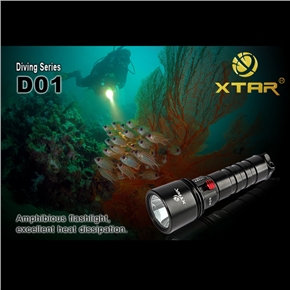 Water-proof Metal LED Flashlight with CREE XP-G R5 Lamp 176m Lighting Distance    