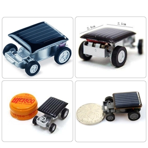 BuySKU59359 World's Mini Smallest Solar Powered toy Car