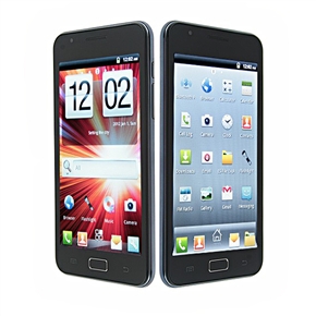 i9220 Android 2.3 Dual SIM Quadband 5.0-inch Capacitive Screen 3G Smartphone with WiFi GPS Bluetooth Dual-camera (Black)