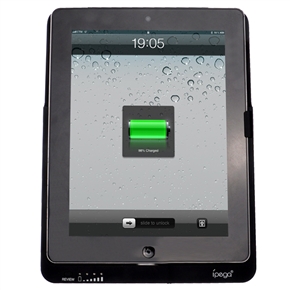 ipega 8000mAh Mobile Power Backup Battery Pack Emergency Charger Protective Back Case for iPad 2 /The new iPad (Black)