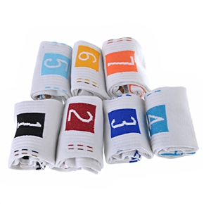 BuySKU62164 "Days of Week" Socks Men's 7 Pairs of Fresh Sports Socks (White) - 7 pairs/set