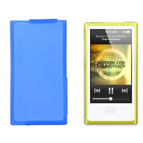 BuySKU69936 Durable Soft Silicone Protective Back Case Shell Cover for iPod nano 7 (Blue)