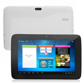 BuySKU69848 PIPO S3 Android 4.1 Dual-Core 1.6GHz Quad-Core GPU 1GB/8GB HDMI Dual-camera 7-inch IPS Screen Tablet PC (White)