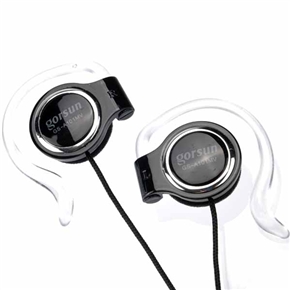 BuySKU66512 Gorsun GS-A101MW Super Bass Stereo Earhook Earphone with Dynamic Boom Microphone