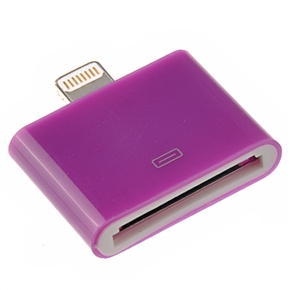 BuySKU70635 30-pin Female to 8-pin Male Adapter Converter for iPhone 5 /iPad mini /iPad 4 /iPod nano 7 /iPod touch 5 (Purple)