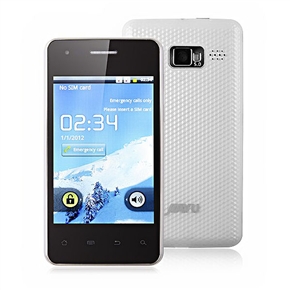 JIAYU JY-G1 Android 2.3 MTK6515 1.0GHz Dual-SIM 3.5-inch Capacitive Screen Smart Phone with WiFi Dual-camera (White)
