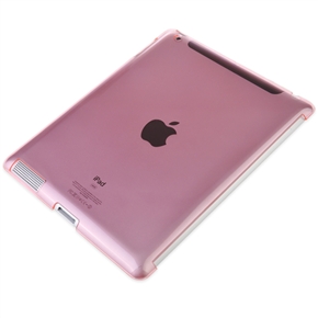 BuySKU71500 Clear Crystal Case Skin Cover for iPad2 (Pink)