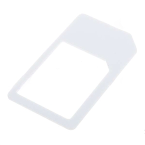 BuySKU71604 Mini Micro SIM Card Adapter for iPhone4G/iPad (White)