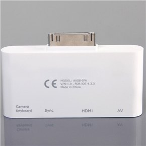 BuySKU71612 Multifunctional Card Reader for iPad 2 iPad iPhone 4 iTouch 4 (White)