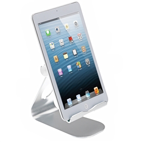 BuySKU70860 S-42 Durable Aluminum Alloy Folding Style Desktop Stand Holder for iPad /iPhone /Tablet PCs (Silver)