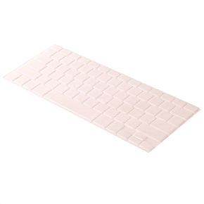 BuySKU70806 Ultra-thin Clear Transparent Soft TPU Keyboard Protective Film Cover Skin for MacBook 13" 15" 17" (Pink)