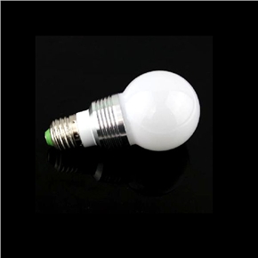 BuySKU72265 E27 3W AC85V-265V Remote-controlled 16-color Changing RGB LED Light Lamp Bulb