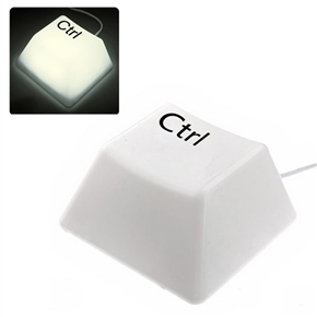 BuySKU72229 Novelty Ctrl Button Style LED Keypress Light Night Light Lamp (White Light)