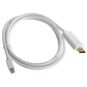 BuySKU72958 1.8m/6ft Mini DisplayPort Male to HDMI Male Adapter Cable (White)