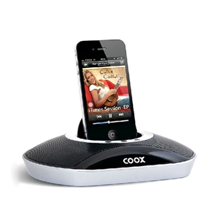 BuySKU72162 COOX M1 Desktop Audio Speaker with 3.5mm Audio-in for iPhone 4 /iPhone 4S /iPod /Cellphone /PC /MP3 (Black)