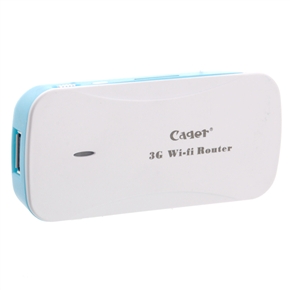 BuySKU72931 Cager A10 All-in-one 4000mAh Power Bank & 3G WiFi Router & Wireless AP for iPad /iPhone /iPod (Sky-blue)