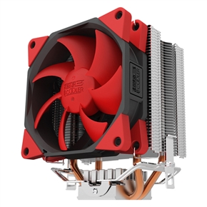 BuySKU72544 PCCooler S98 Super-silent Shock-absorbing CPU Cooler with Detachable Fan for Intel & AMD (Red)