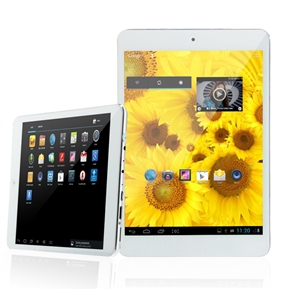 BuySKU73459 FSL A8 ATM7029 Quad-core 7.9-inch IPS Screen Bluetooth Dual-camera HDMI 1GB/8GB Android 4.1 Tablet PC (Silver)