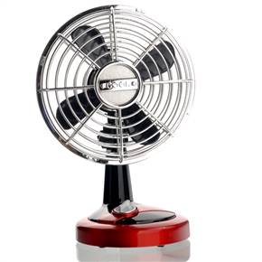 BuySKU73553 No.688B 4 * AA /USB Powered 2-mode Electric Mini Oscillating Fan Cooling Fan