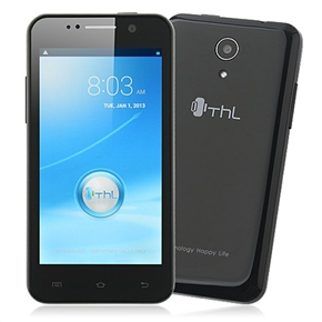 BuySKU73579 ThL W100 Android 4.2 MTK6589 Quad-core 4.5-inch QHD IPS Screen 12.0MP Camera GPS 1GB/4GB 3G Smartphone (Black)