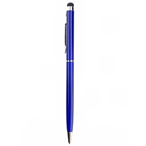 BuySKU73749 2-in-1 Universal Capacitive Touch Screen Stylus Pen & Ballpoint Pen for iPhone /iPad /Smartphone (Blue)