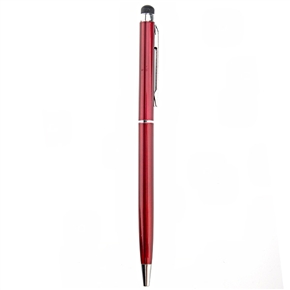 BuySKU73744 2-in-1 Universal Capacitive Touch Screen Stylus Pen & Ballpoint Pen for iPhone /iPad /Smartphone (Dark Red)