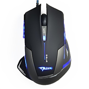 BuySKU73795 E-3lue EMS140 Mazer 2500DPI Blue LED USB Wired Optical Mouse Gaming Mouse (Black)