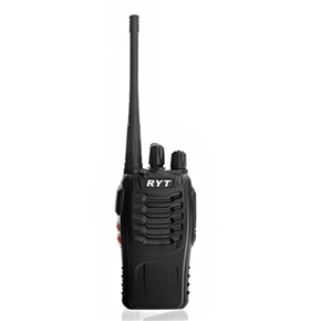 BuySKU74048 RYT TC-390 VHF/UHF 400-470MHz Wireless FM Transceiver with LED Flashlight & Voice Prompt (Black)