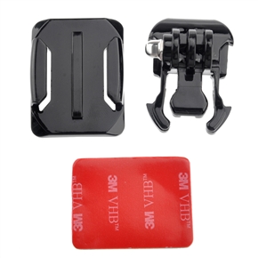 BuySKU73978 ST-13 Buckle Basic Mount & Curved Adhesive Mount & Double-sided Adhesive Tape for GoPro HD HERO /HERO2 /HERO3