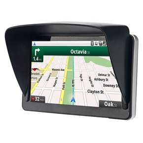 BuySKU73876 Universal Anti-reflective Sunshade Sunshine Shield for 7-inch Car GPS Navigator (Black)