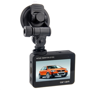 BuySKU73649 X5AV 2.7-inch TFT-LCD H.264 HD 720P Car DVR Camcorder with External Lens /HDMI /TV-out /TF Slot (Black)