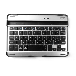 BuySKU74447 Aluminum Alloy Wireless Bluetooth V2.0 Keyboard Screen Protective Case with Stand for iPad 2 /The new iPad (Black)