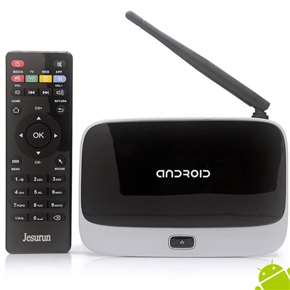 BuySKU74555 CS918 Android 4.2 RK3188 Quad-core 2GB/8GB Android TV Box with WiFi /RJ45-port /Bluetooth /HDMI /AV-port /USB /TF Slot