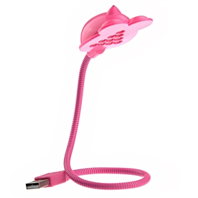 BuySKU74263 Cute Little Mouse Shaped Flexible Neck Style USB 10-LED Energy-saving Light Lamp for PC /Laptop /Notebook (Pink)