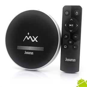 BuySKU74543 EMX/U6D Android 4.2 AML8726-MX Dual-core 1GB/8GB Android TV Box with WiFi /RJ45-port /HDMI /AV-out /SD Slot (Black)