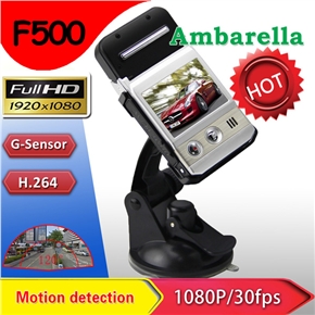 BuySKU74407 F500 2.0-inch LCD 120-degree Wide Angle FHD 1080P H.264 Car DVR with G-sensor /4X Digital Zoom /HDMI /AV-out (Silver)