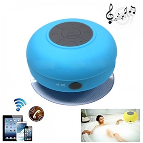 Bts 06 Mini Waterproof Hands Free Bluetooth Speaker With Mic Suction Cup For Iphone Ipad Cellphones Blue Worldwide Free Shipping On Buysku Com