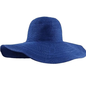 royal blue floppy sun hat