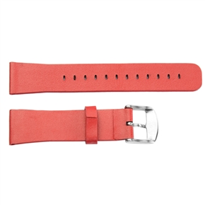 Classic Buckle PU Watch Straps Wristband Wrist Band for Apple Watch 38mm (Red)