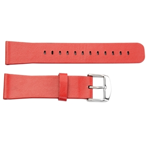 Classic Buckle PU Watch Straps Wristband Wrist Band for Apple Watch 42mm (Red)