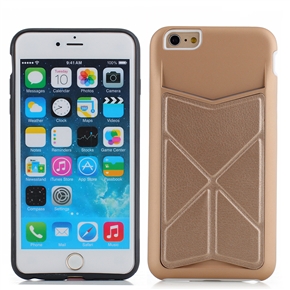 Fashion 4.7-inch PU Protective Case Cover Skin Shell Body Armor for Apple iPhone 6 (Golden)