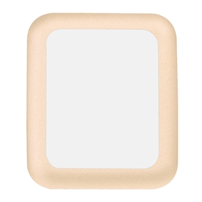 Premium Tempered Glass Film with Full Cover Metal Edge Screen Protector for Apple Watch 38mm (Golden)