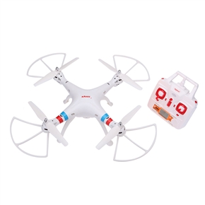 Syma X8C 2.4GHz 4CH 6-Axis 2000mAh Battery Gyro 360-degree Eversion Remote Control RC Quadcopter UFO with 2.0MP HD Camera / US-plug Power Adapter (White)